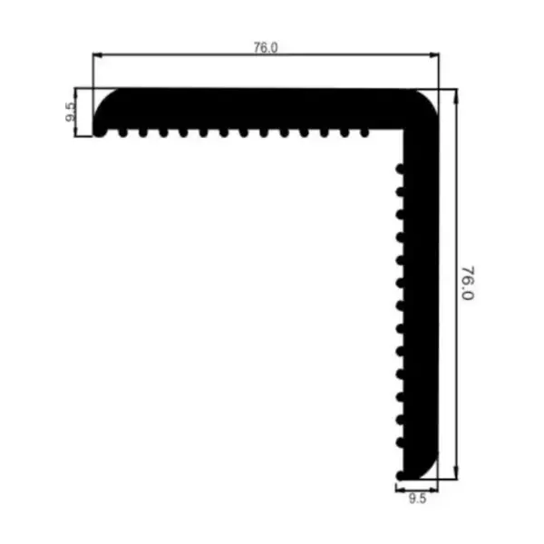 Thermoplastic Corner Guard Protection Bumper